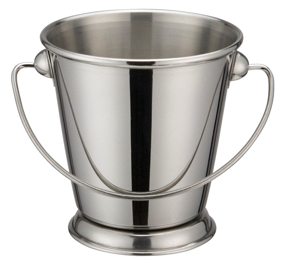 Winco Unclassified Each Winco DDSA-105S Stainless Steel Mini Pail 10 Ounce 3.5 Inch Diameter x 3.625 Inch Height | Denson CFE