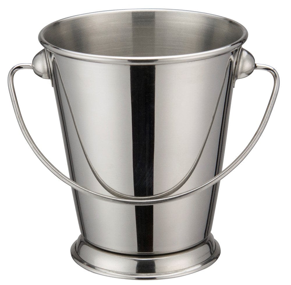 Winco Unclassified Each Winco DDSA-106S Stainless Steel Mini Pail 12 Ounce 3.75 Inch Diameter x 3.75 Inch Height | Denson CFE