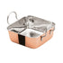 Winco Unclassified Each Winco DDSB-201C Copper Plated Mini Roasting Pan 13 oz 4.5 Inch Square | Denson CFE
