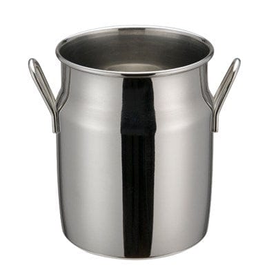 Winco Unclassified Each Winco DDSD-103S Mini Stainless Steel Milk Can 14 oz | Denson CFE