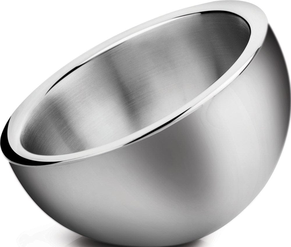 Winco Unclassified Each Winco DWAB-L Double Wall Insulated Angled Display Bowl 2-1/4 Quart Stainless Steel | Denson CFE