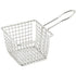 Winco Unclassified Each Winco FBM-443S Mini Square Fry Basket 4x4x3 Dishwasher Safe Stainless Steel | Denson CFE