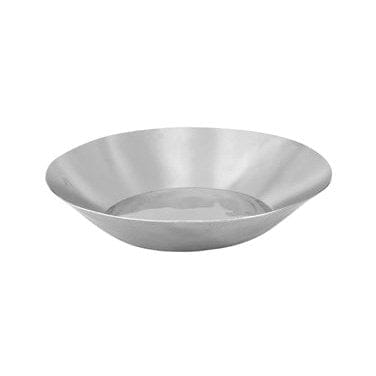 Winco Unclassified Each Winco HPR-8 Premium Round Serving Tray 8.875 inches Heavy Stainless Steel Mirror Finish | Denson CFE