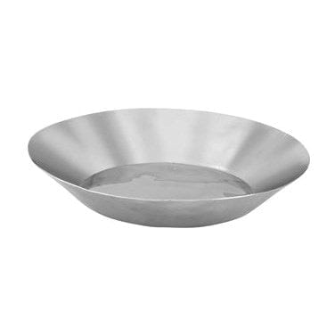 Winco Unclassified Each Winco HPR-9 Premium Round Display Tray 9-5/8 Inch Hammered Stainless Steel | Denson CFE