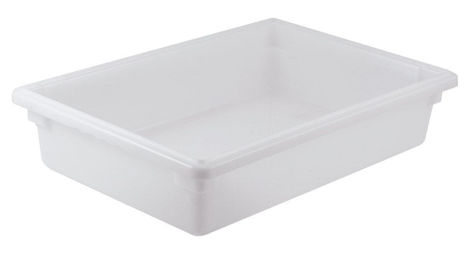 Winco Unclassified Each Winco PFFW-6 Food Storage Box 18 inches x 26 inches x 6 inches White Polypropylene Stackable BPA Free NSF Certified | Denson CFE