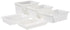 Winco Unclassified Each Winco PFFW-6 Food Storage Box 18 inches x 26 inches x 6 inches White Polypropylene Stackable BPA Free NSF Certified | Denson CFE
