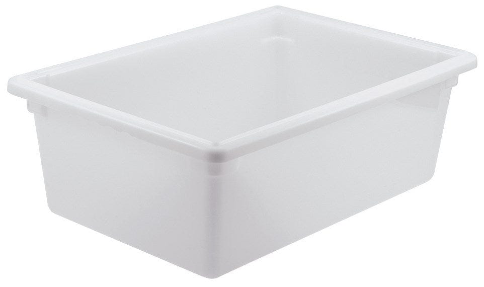 Winco Unclassified Each Winco PFFW-9 Food Storage Box 18 x 26 x 9 Inch White BPA Free Polypropylene Stackable | Denson CFE