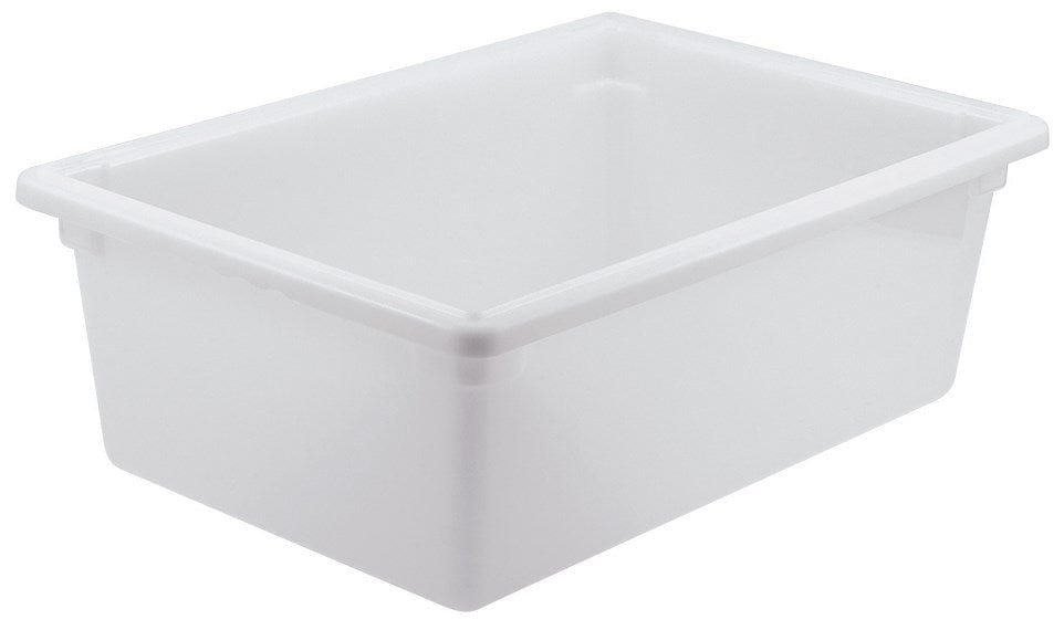 Winco Unclassified Each Winco PFFW-9 Food Storage Box, 18" x 26" x 9", White, PP