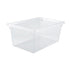 Winco Unclassified Each Winco PFSF-12 Clear Food Storage Box 17 Gallon 18 inch x 26 inch x 12 inch Dishwasher Safe Break Resistant Polycarbonate | Denson CFE
