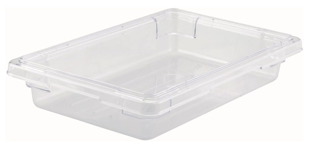 Winco Unclassified Each Winco PFSF-3 Clear Polycarbonate Food Storage Box 18 x 26 x 3.5 | Denson CFE