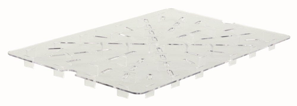 Winco Unclassified Each Winco PFSF-DS Clear Polycarbonate Drain Shelf 18 x 26 for PFSF Series | Denson CFE