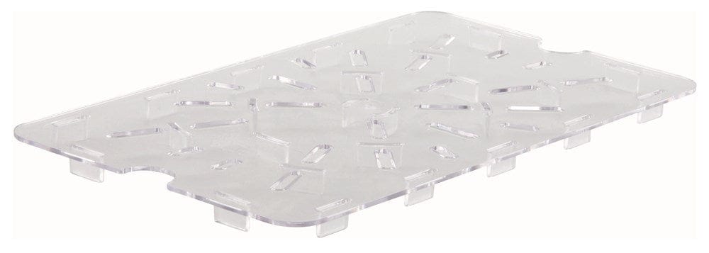 Winco Unclassified Each Winco PFSH-DS Clear Drain Shelf for PFSH-Series 12 Inch x 18 Inch | Denson CFE