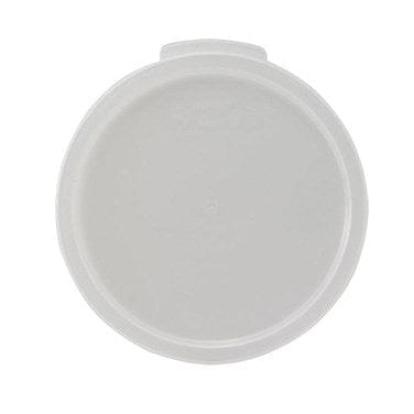 Winco Unclassified Each Winco PPRC-68C Cover for 6 Quart and 8 Quart Round Containers White Polypropylene NSF Approved | Denson CFE