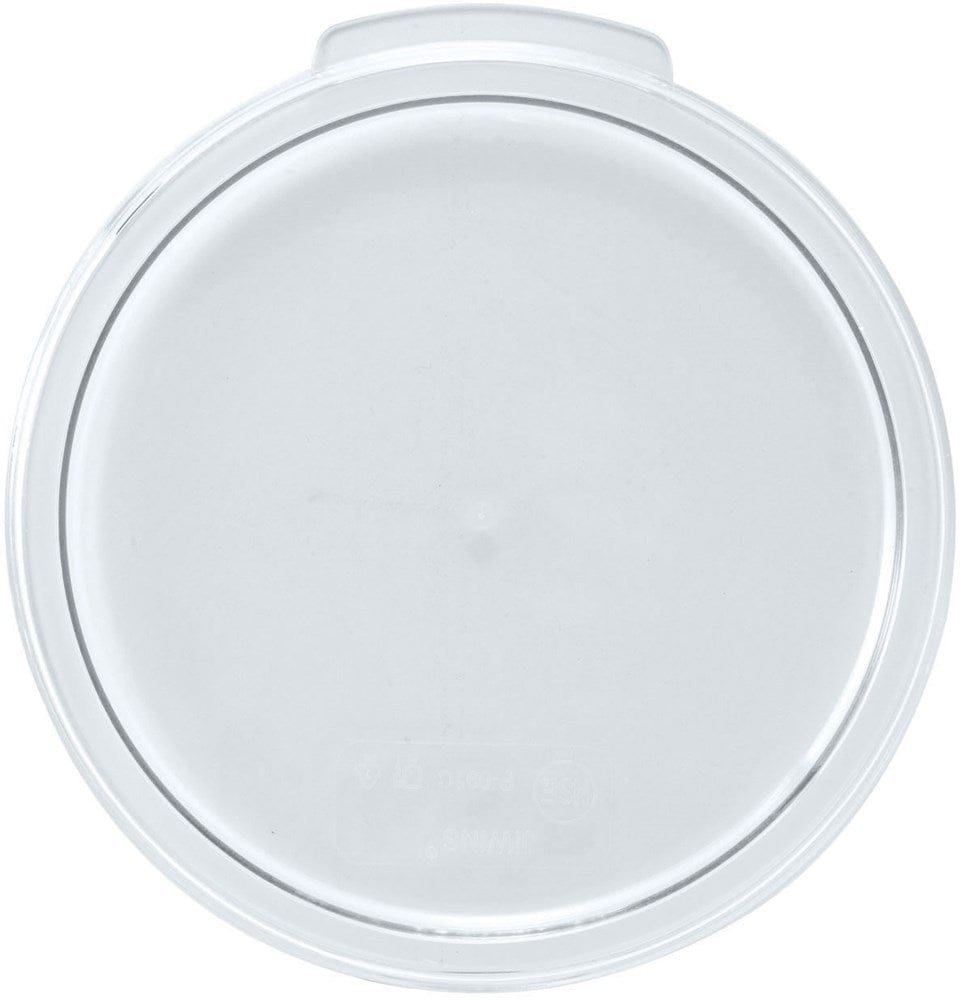 Winco Unclassified Each Winco PTRC-1C Translucent Cover for PTRC-1 Round Containers 1 Quart | Denson CFE