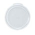 Winco Unclassified Each Winco PTRC-24C Translucent Polypropylene Cover for 2 and 4 Quart Round Containers | Denson CFE