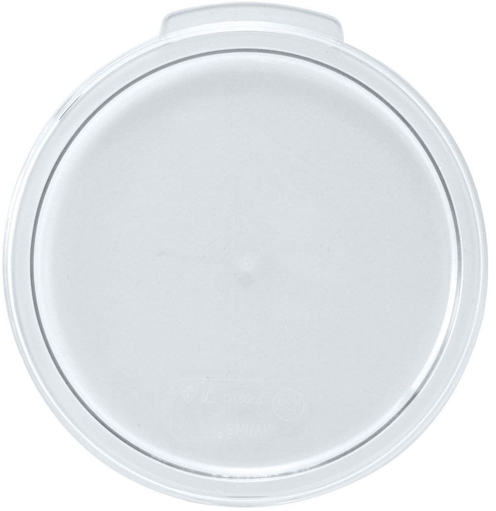 Winco Unclassified Each Winco PTRC-68C Translucent Cover for 6 and 8 Quart Round Containers | Denson CFE