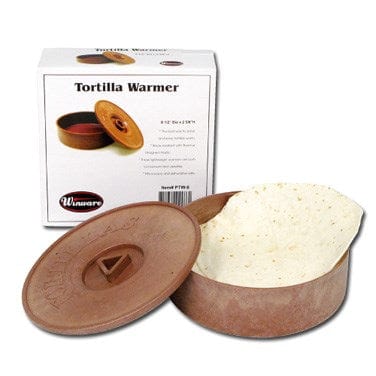 Winco Unclassified Each Winco PTW-8 Tortilla Server 8 1/2" Brown
