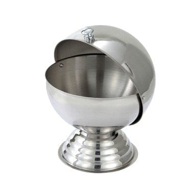 Winco Unclassified Each Winco SBR-30 20 Ounce Stainless Steel Sugar Bowl with Roll Top Lid | Denson CFE
