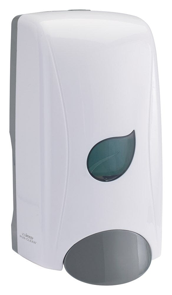 Winco Unclassified Each Winco SDMF-1W Pur-Clean Manual Foam Soap Dispenser White 1000ml | Denson CFE