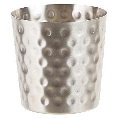 Winco Unclassified Each Winco SFC-35H Stainless Steel Hammered Fry Cup 3.25 Inch Diameter X 3.5 Inch Height | Denson CFE