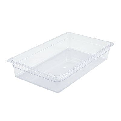Winco Unclassified Each Winco SP7104 Full Size Poly-Ware Food Pan 4 Inch Deep Break-Resistant Dishwasher Safe | Denson CFE