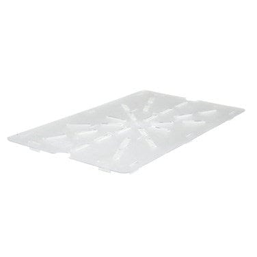 Winco Unclassified Each Winco SP71DS Full Size Polycarbonate Drain Shelf 18-5/16 x 10-1/4 Fits 12 x 20 Food Pan | Denson CFE