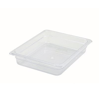 Winco Unclassified Each Winco SP7202 Poly-Ware Half-Size Food Pan 12-3/4 x 10-3/8 x 2-1/2 Inches Dishwasher Safe Break-Resistant | Denson CFE