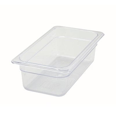 Winco Unclassified Each Winco SP7304 Poly-Ware Food Pan 1/3 Size 4 Inch Depth Dishwasher Safe Break Resistant | Denson CFE