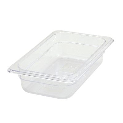 Winco Unclassified Each Winco SP7402 Poly-Ware Food Pan 1/4 Size 2-1/2 Inch Deep Dishwasher Safe Break Resistant | Denson CFE