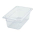 Winco Unclassified Each Winco SP7404 Poly-Ware Food Pan 1/4 Size 3-1/2 Inch Deep Dishwasher Safe Break-Resistant Polycarbonate | Denson CFE