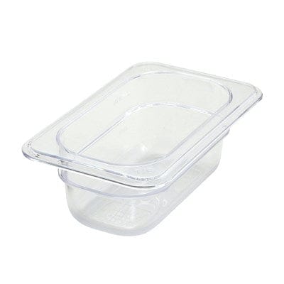 Winco Unclassified Each Winco SP7902 Poly-Ware Food Pan 1/9 Size 2-1/2 Inch Deep Dishwasher Safe Break Resistant | Denson CFE