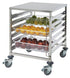 Winco Unclassified Each Winco SRK-12D Double Size Under-Counter Steam Table Pan Rack with 12 Tiers and Adjustable Spacing | Denson CFE