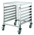 Winco Unclassified Each Winco SRK-12D Double Size Under-Counter Steam Table Pan Rack with 12 Tiers and Adjustable Spacing | Denson CFE