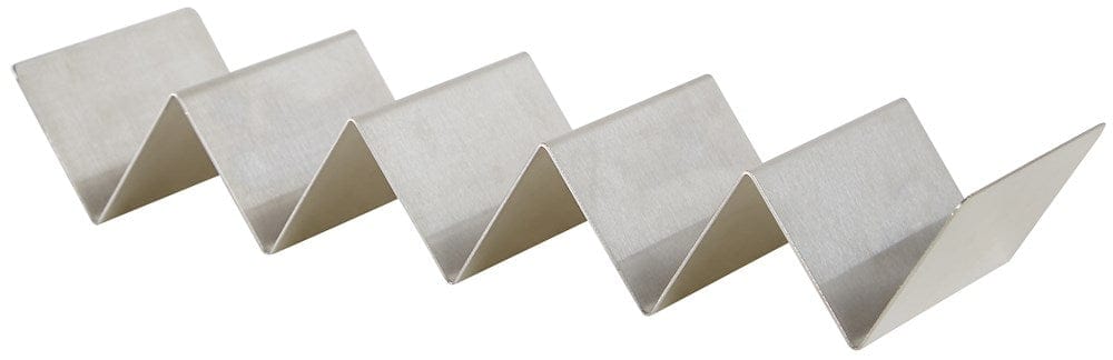 Winco Unclassified Each Winco TCHS-45 Stainless Steel Taco Holder for 4-5 Tacos 14 Inch | Denson CFE
