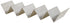 Winco Unclassified Each Winco TCHS-45 Stainless Steel Taco Holder for 4-5 Tacos 14 Inch | Denson CFE
