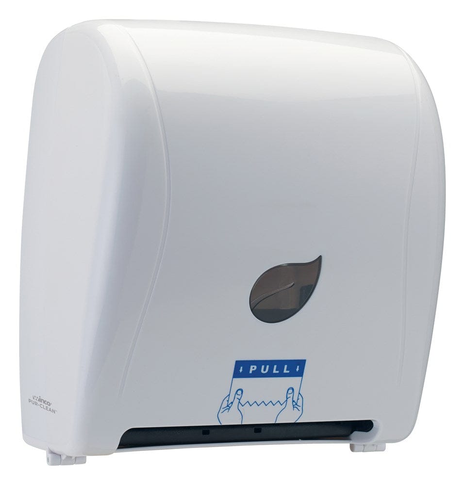 Winco Unclassified Each Winco TDAC-8W Pur Clean Auto Cut Roll Towel Dispenser White | Denson CFE
