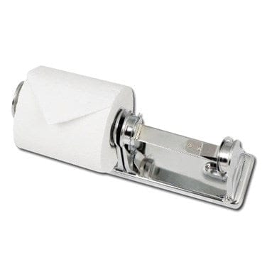 Winco Unclassified Each Winco TTH-2 Double Roll Toilet Tissue Holder in Chrome Plated Steel | Denson CFE