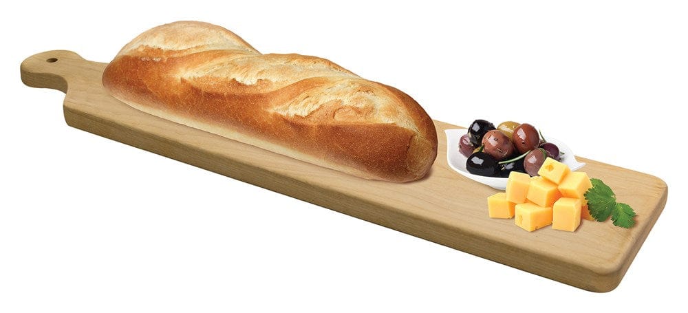 Winco Unclassified Each Winco WCB-225 French Bread Board 22.5 inches Birch Wood | Denson CFE