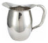Winco Unclassified Each Winco WPB-3 3 Quart Heavyweight Stainless Steel Bell Pitcher with Mirror Finish | Denson CFE
