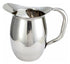 Winco Unclassified Each Winco WPB-3C Stainless Steel 3 Quart Bell Pitcher with Ice Catcher | Denson CFE