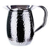 Winco Unclassified Each Winco WPB-3CH Elegant 3 Quart Hammered Stainless Steel Bell Pitcher with Ice Guard | Denson CFE