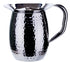 Winco Unclassified Each Winco WPB-3H Stainless Steel 3 Quart Hammered Bell Pitcher | Denson CFE