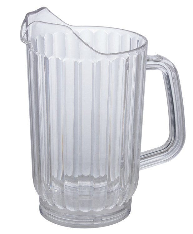 Winco Unclassified Each Winco WPC-32 32 Ounce Clear Polycarbonate Water Pitcher for Effortless Serving | Denson CFE