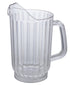 Winco Unclassified Each Winco WPC-32 32 Ounce Clear Polycarbonate Water Pitcher for Effortless Serving | Denson CFE