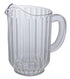 Winco Unclassified Each Winco WPC-60 60 Ounce Clear Polycarbonate Water Pitcher with Drip-Free Spout | Denson CFE