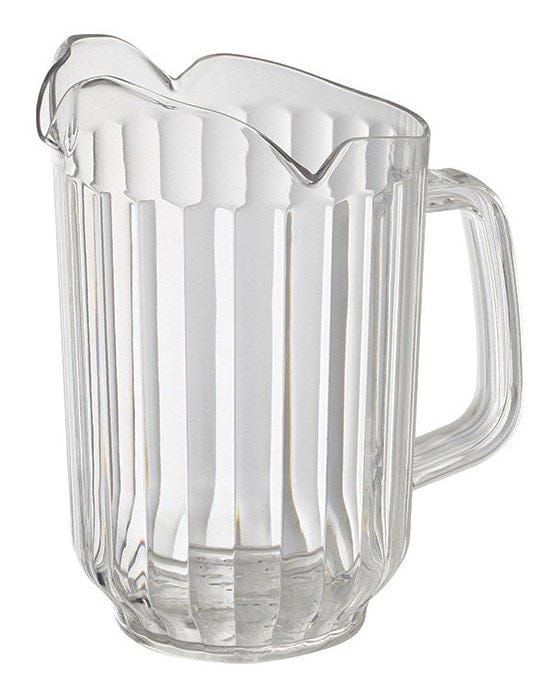 Winco Unclassified Each Winco WPCT-60C 60 Ounce Clear Polycarbonate Three Spout Pitcher | Denson CFE