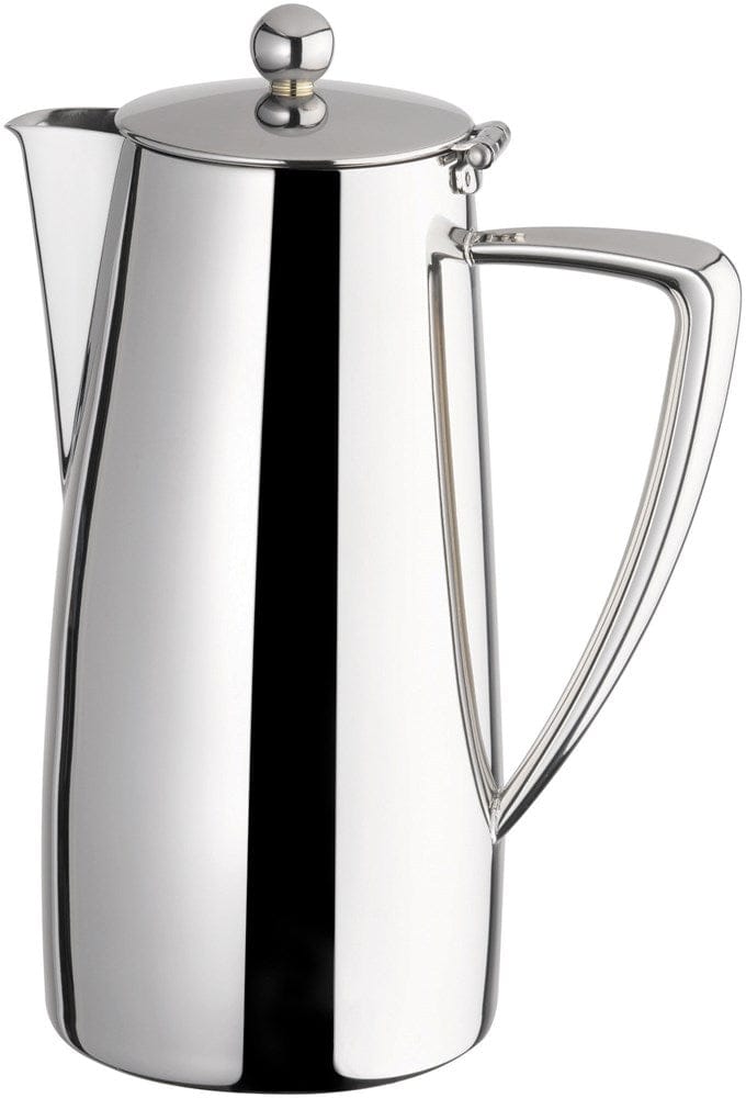 Winco Unclassified Each Winco Z-MC-CP64 Cadenza Monte Carlo 64 Ounce Stainless Steel Coffee Server with Hinged Lid | Denson CFE