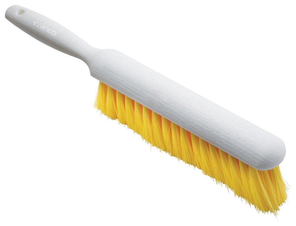 Winco Unclassified Each / Yellow Winco BRC-14Y Counter Brush 14-1/4 Inch White Handle Yellow Bristles | Denson CFE