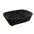 Winco Unclassified Pack / Black Winco PWBK-118T Poly Woven Rectangular Baskets Set of 12 Black | Denson CFE