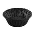 Winco Unclassified Pack / Black Winco PWBK-88R Poly Woven Round Baskets 8.25 x 3.25 Black Set of 12 | Denson CFE